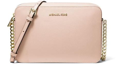 michael kors pale pink bags|Michael Kors pink crossbody bag.